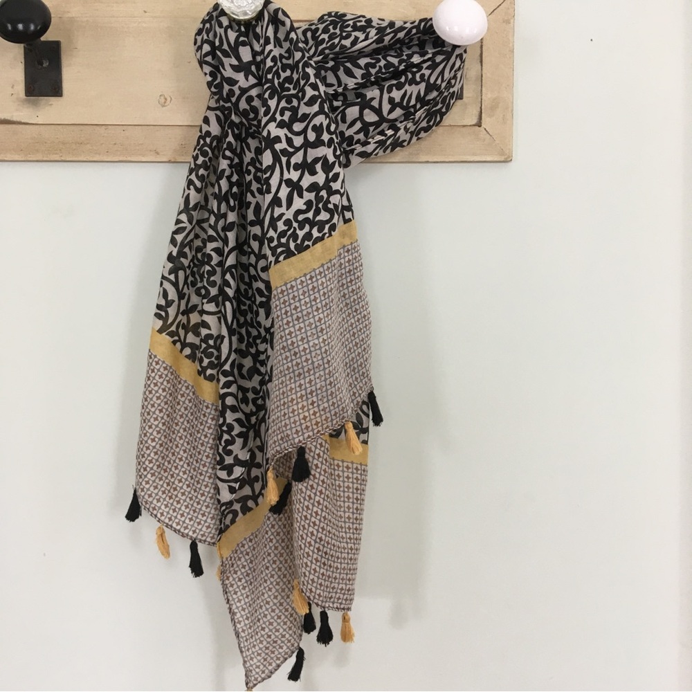Indian  print scarf sarong wrap